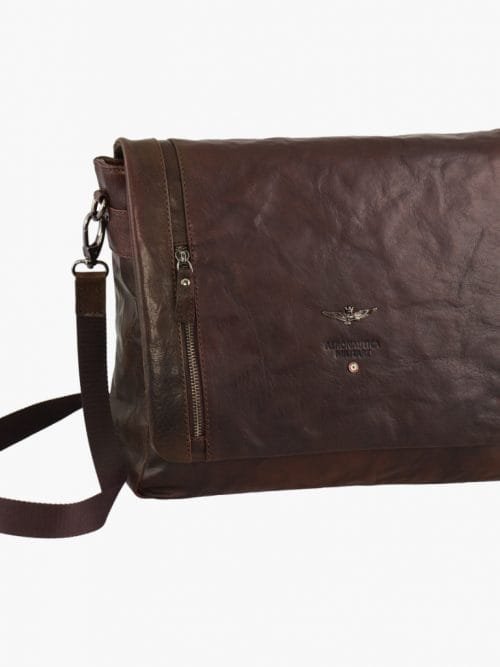 Messenger porta PC Aeronautica militare linea Vintage AM 350 Moro