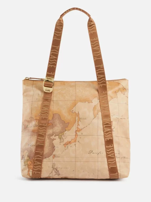 Alviero Martini Prima Classe Geo Soft borsa shopping S012 6001 Castagna