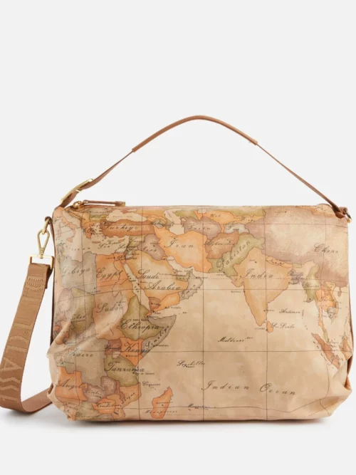 Alviero Martini Prima Classe Hobo Shoulder Bag S014 6001 Geo