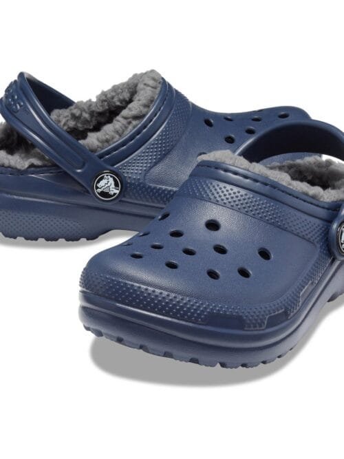 Sabot Crocs Bambina Classic Lined Clog Toddler 207009 Blu